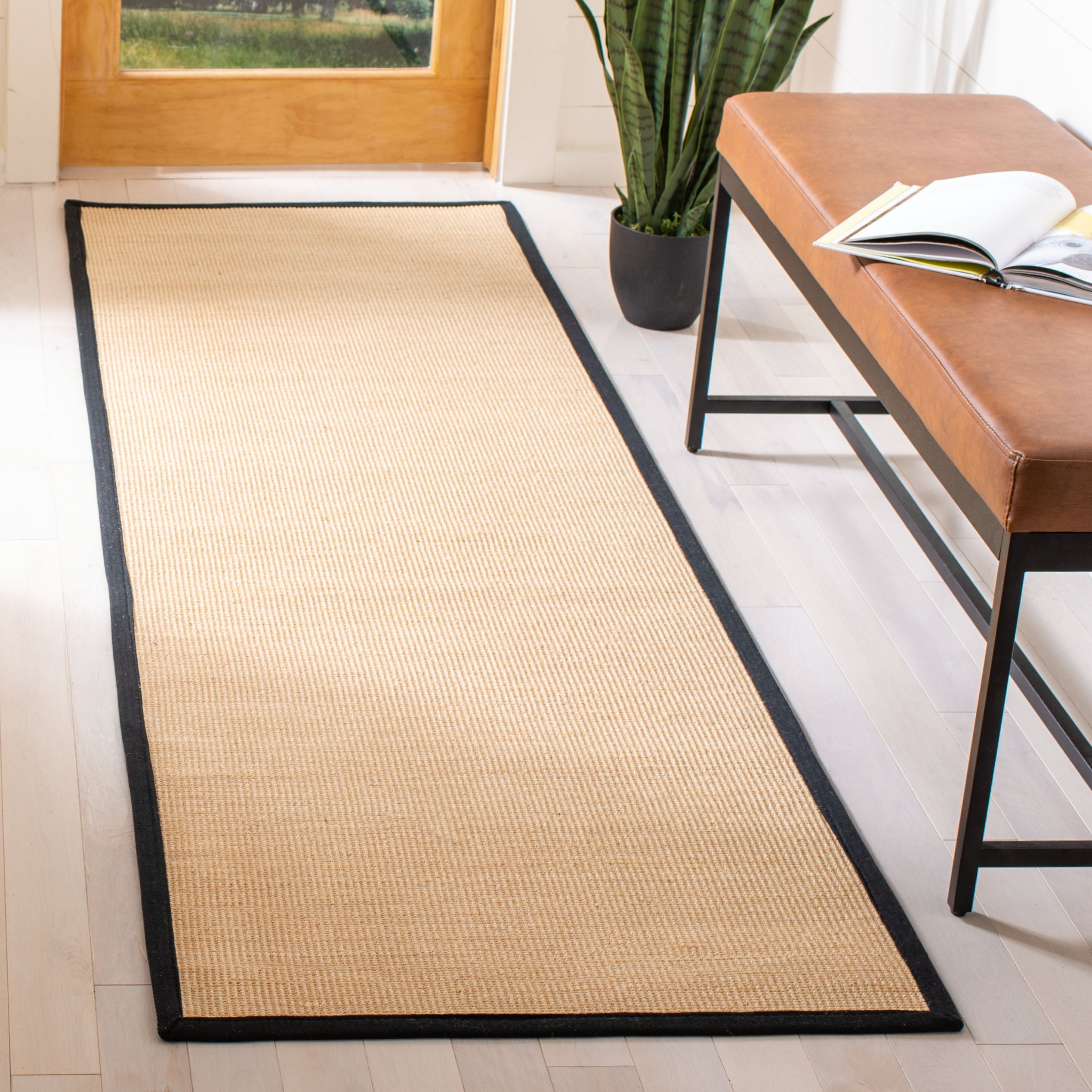 NATURAL FIBER 131 BEIGE / BLACK