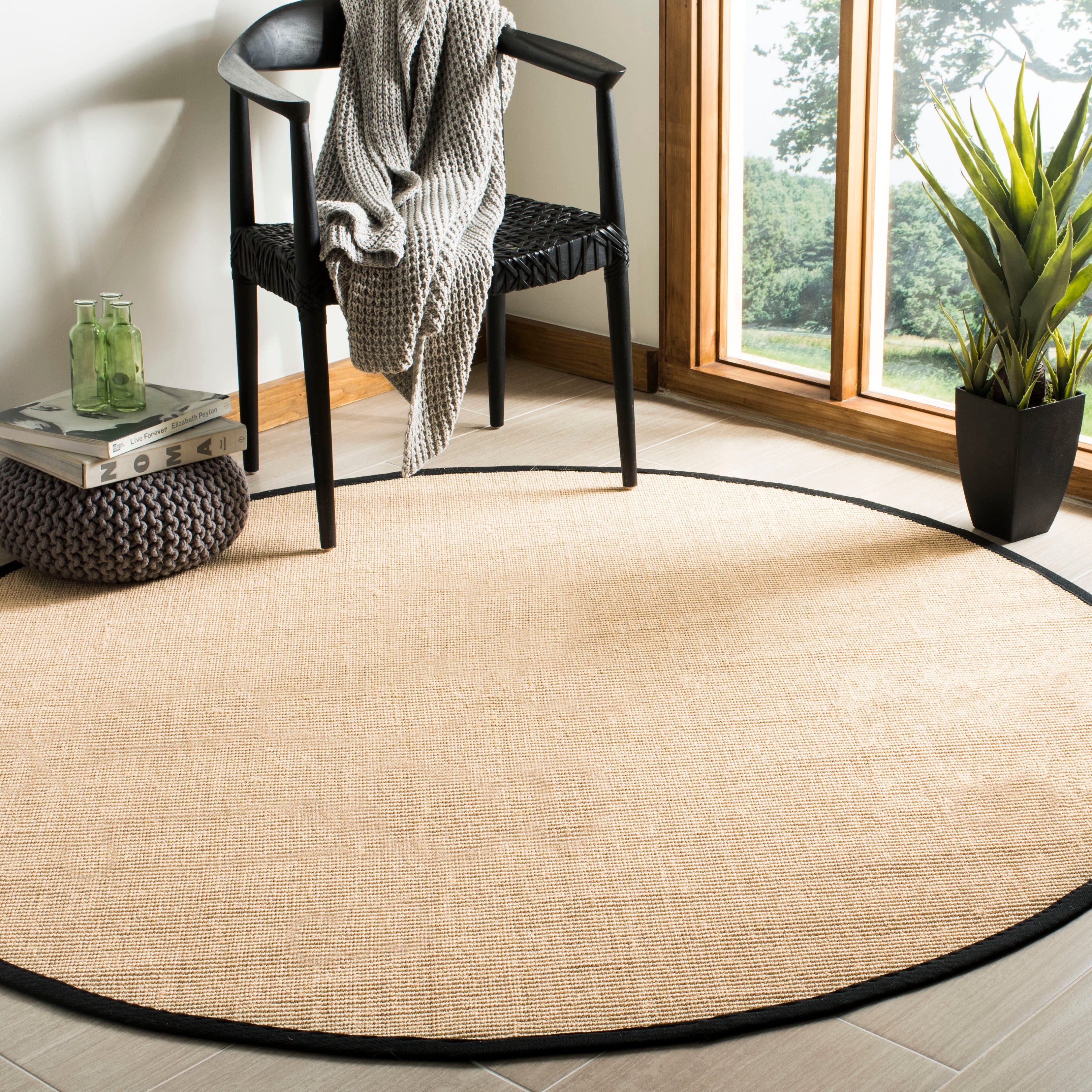 NATURAL FIBER 131 BEIGE / BLACK