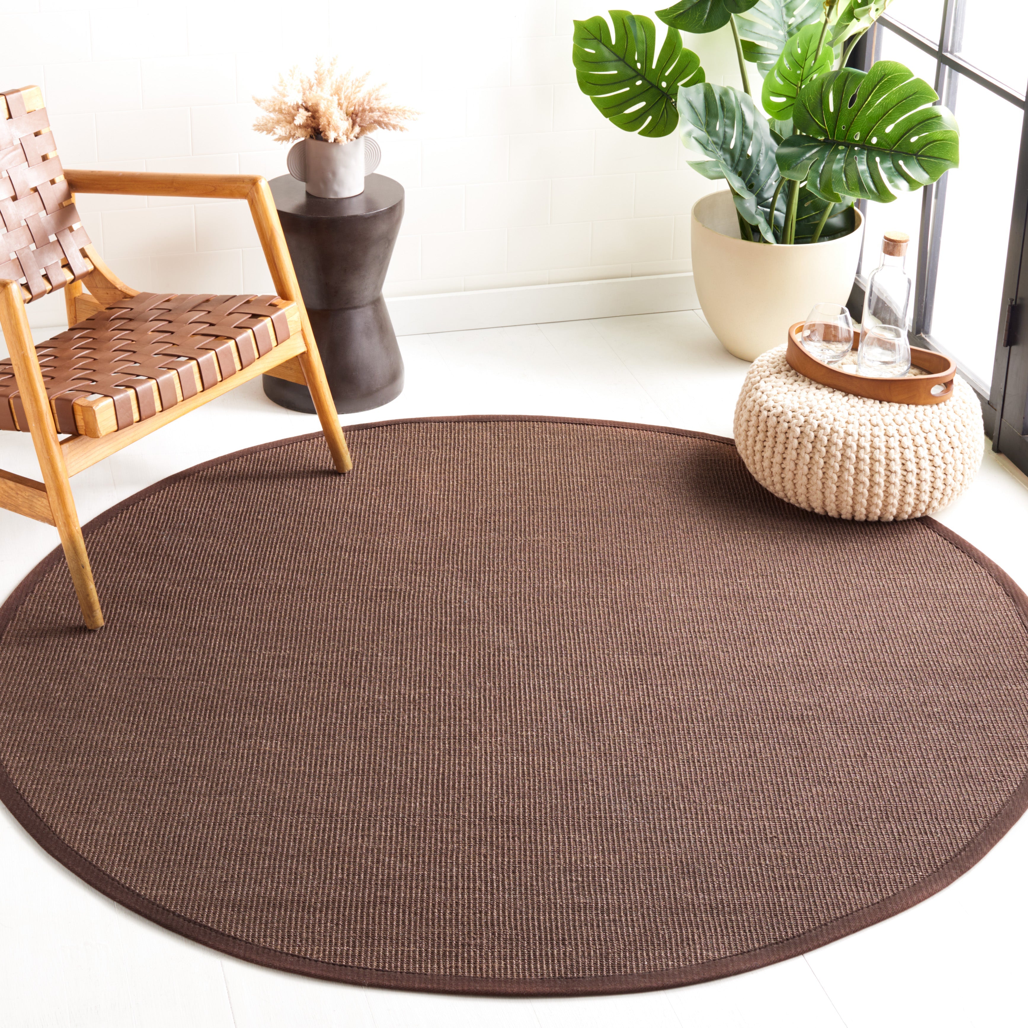 NATURAL FIBER 131 BROWN / BROWN