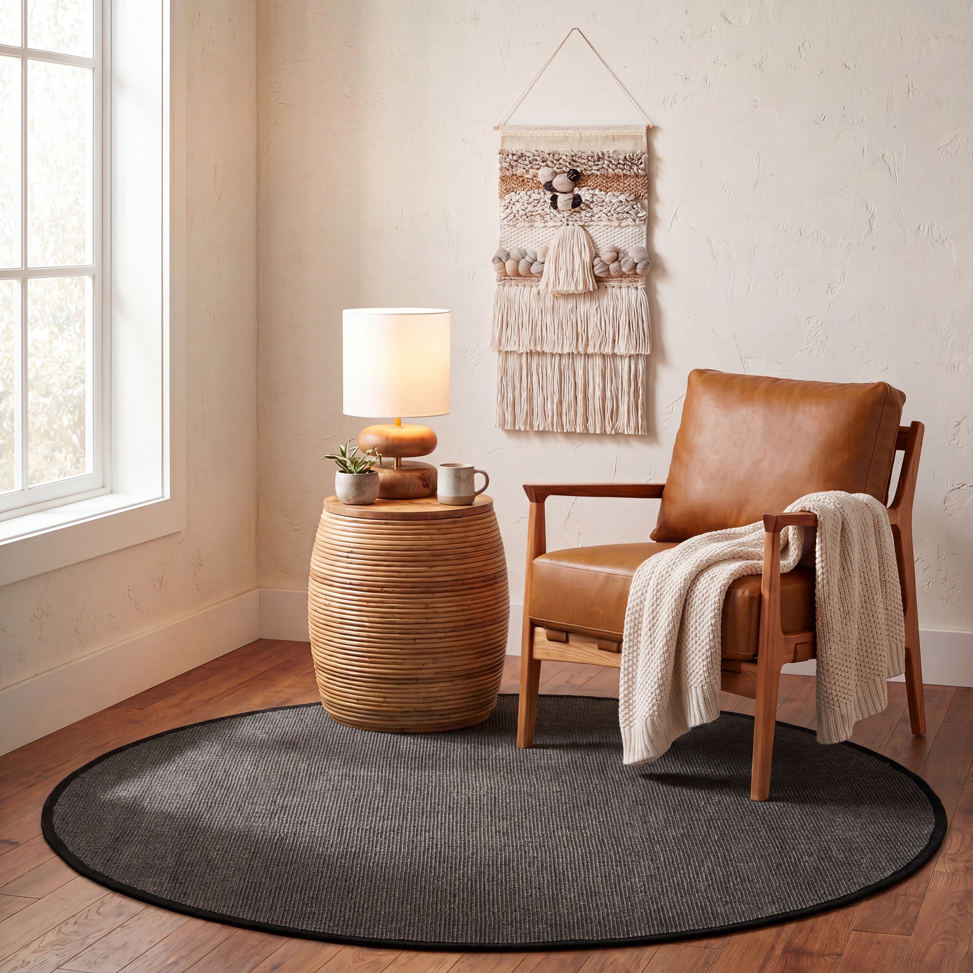 NATURAL FIBER 131 ANTHRACITE / BLACK