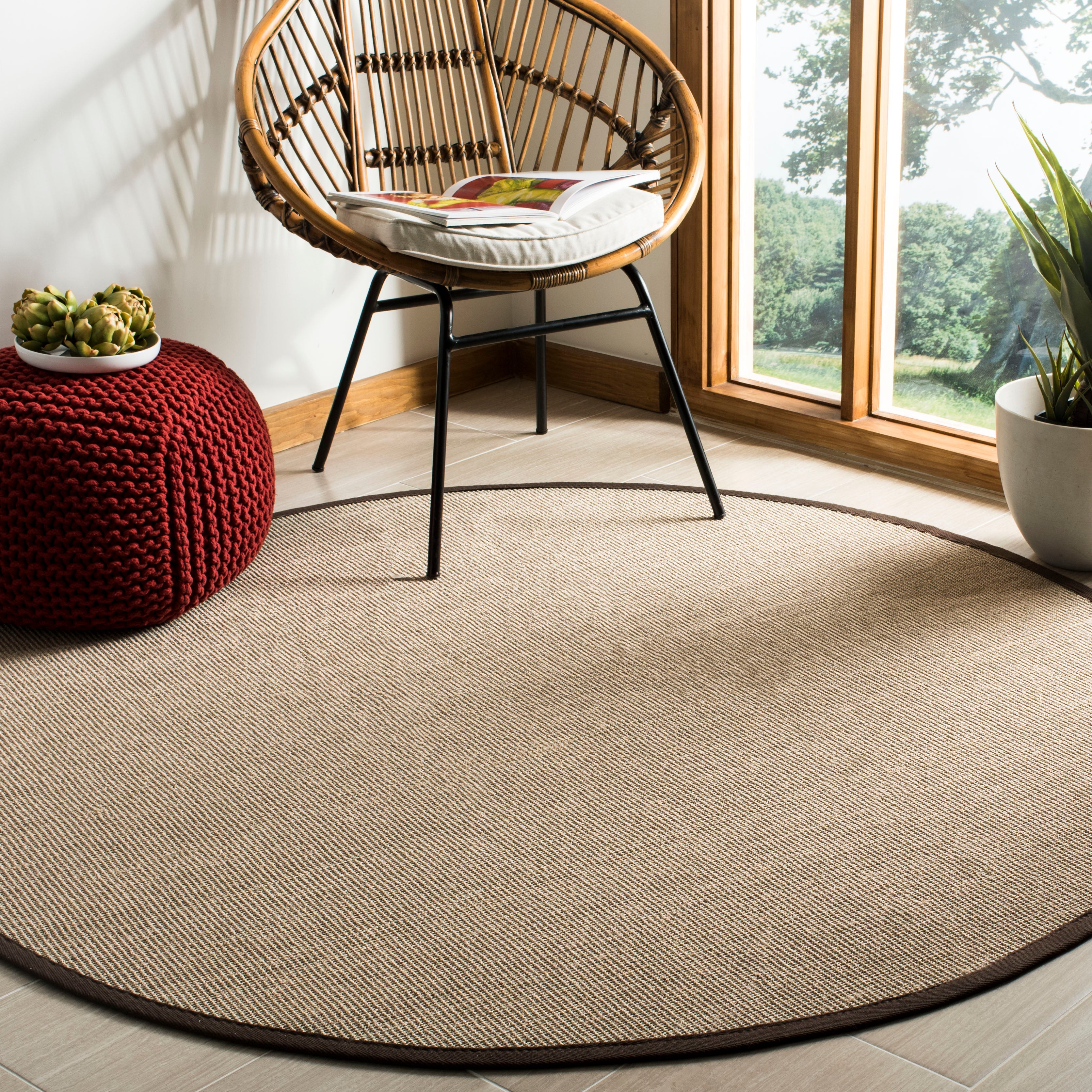 NATURAL FIBER 131 SAGE / BROWN