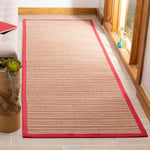 NATURAL FIBER 132 – BROWN / RED
