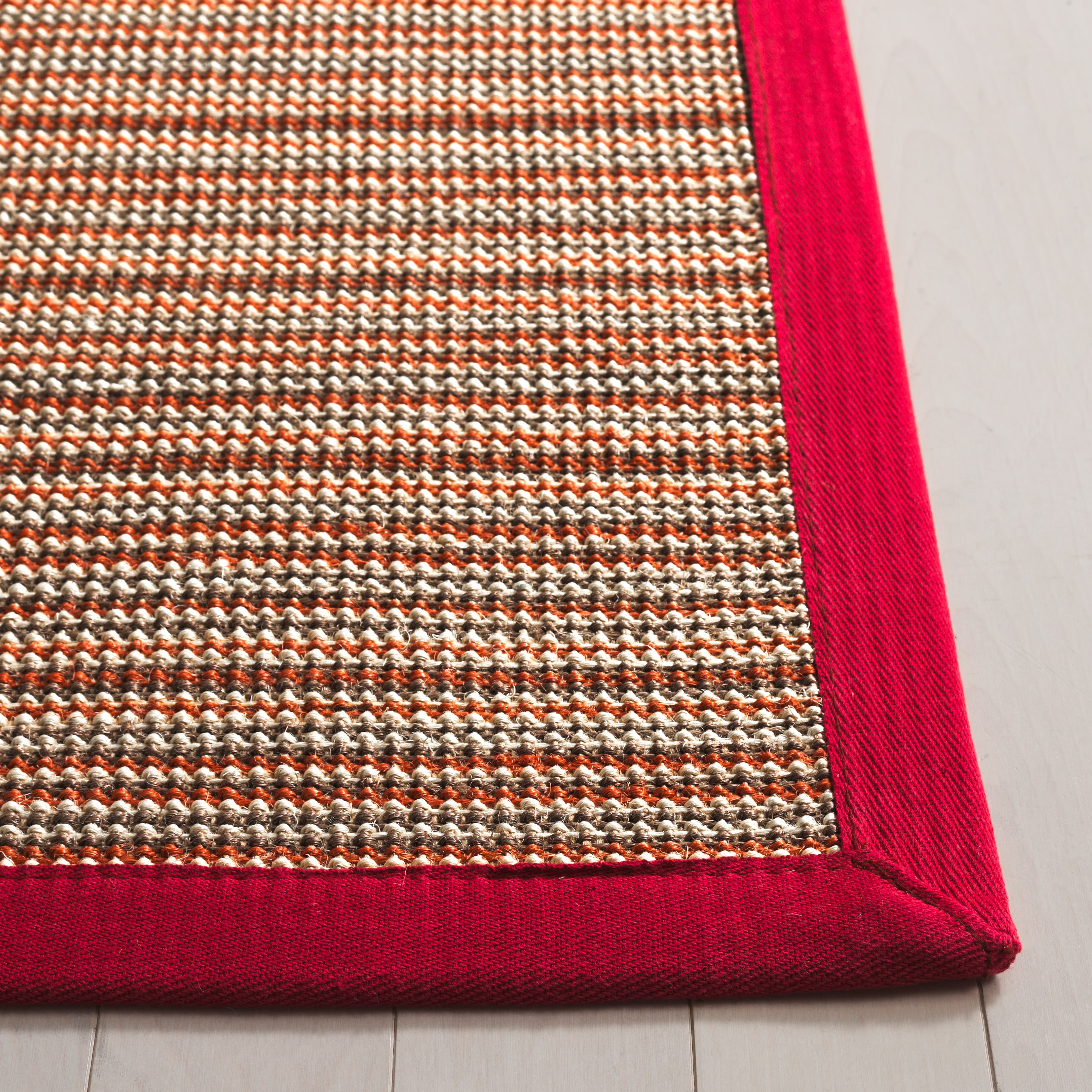 NATURAL FIBER 132 – BROWN / RED
