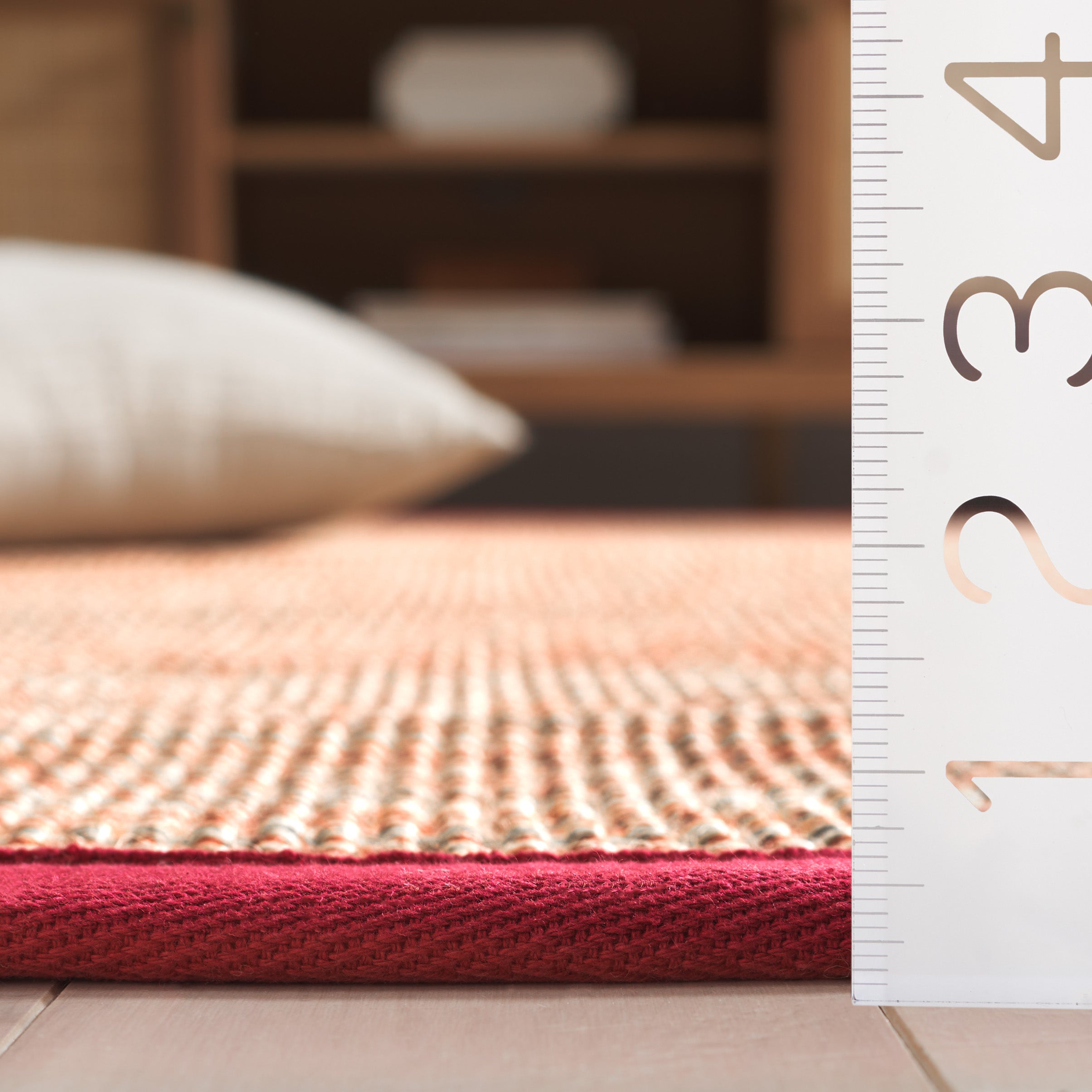 NATURAL FIBER 132 – BROWN / RED