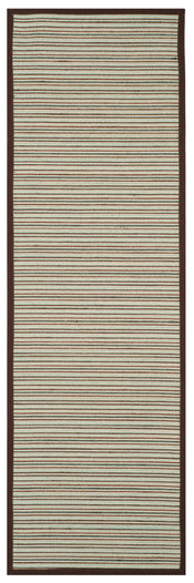 NATURAL FIBER 132 – TEAL / BROWN