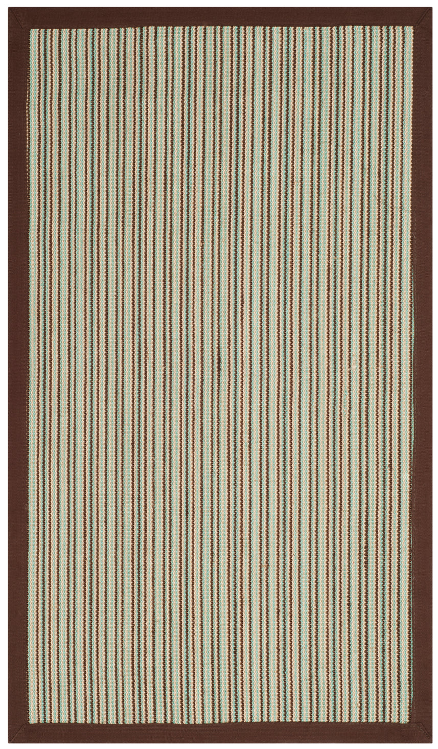 NATURAL FIBER 132 – TEAL / BROWN