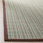 NATURAL FIBER 132 – TEAL / BROWN