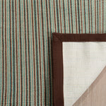 NATURAL FIBER 132 – TEAL / BROWN