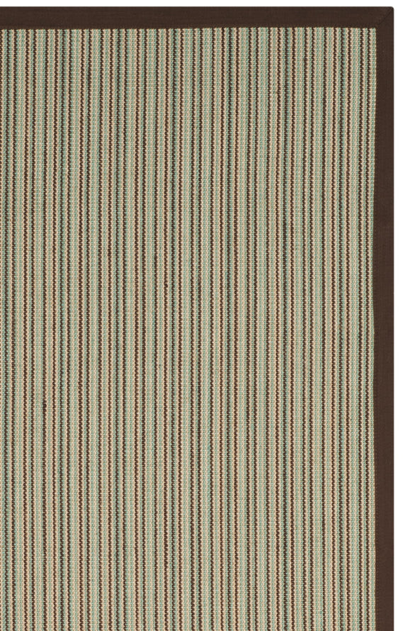 NATURAL FIBER 132 – TEAL / BROWN