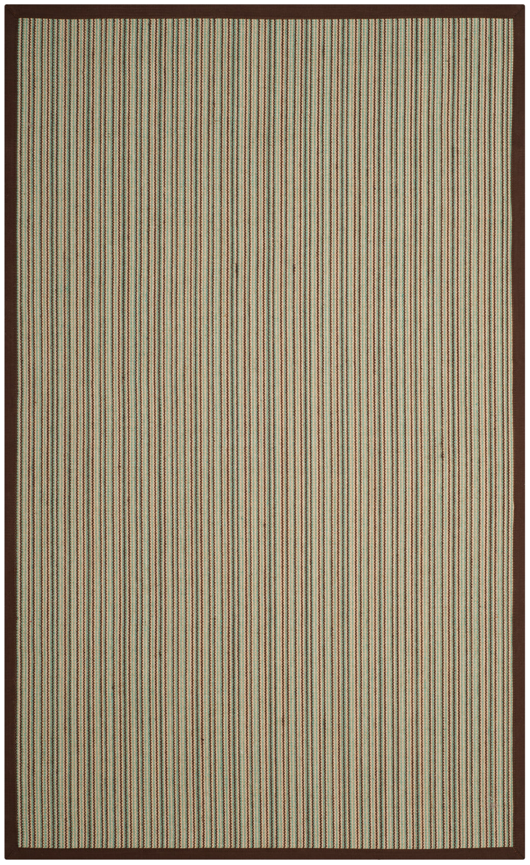 NATURAL FIBER 132 – TEAL / BROWN