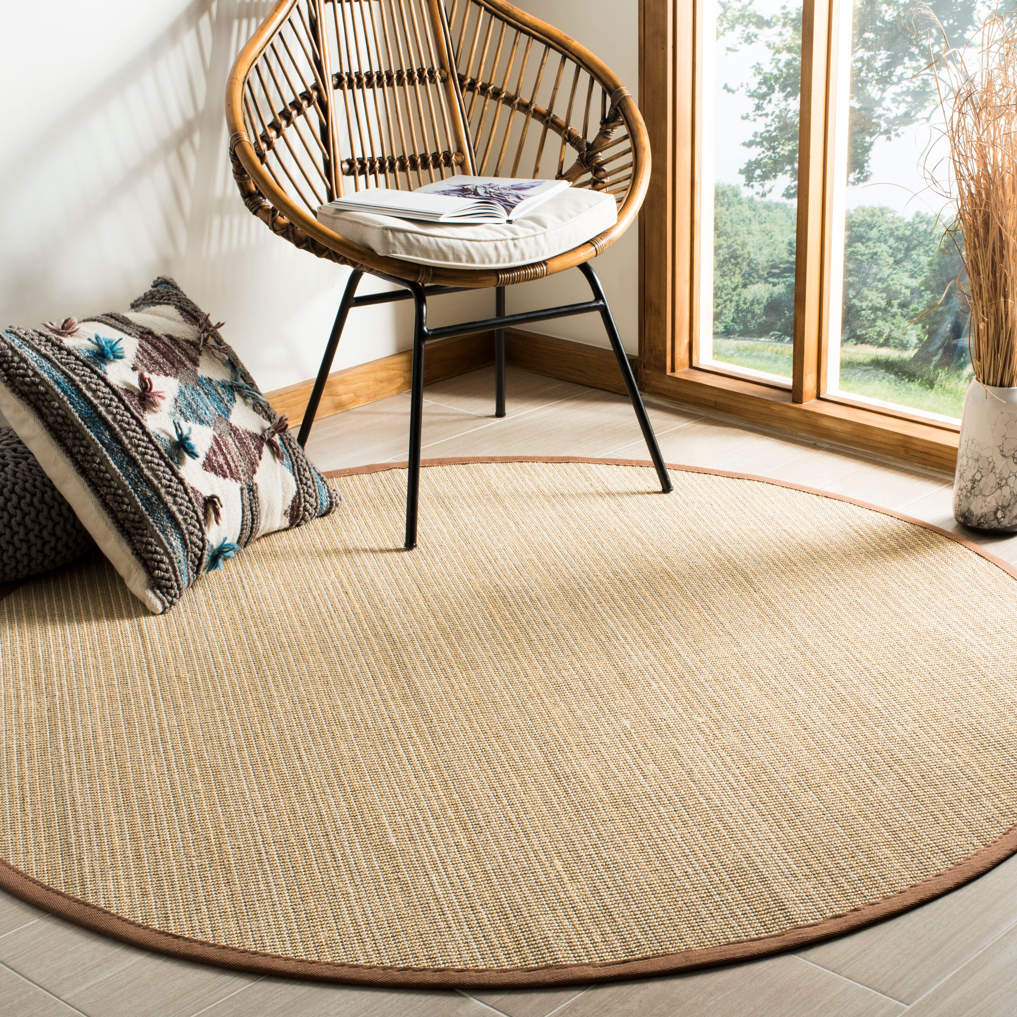 NATURAL FIBER 132 – MULTI / LIGHT BROWN
