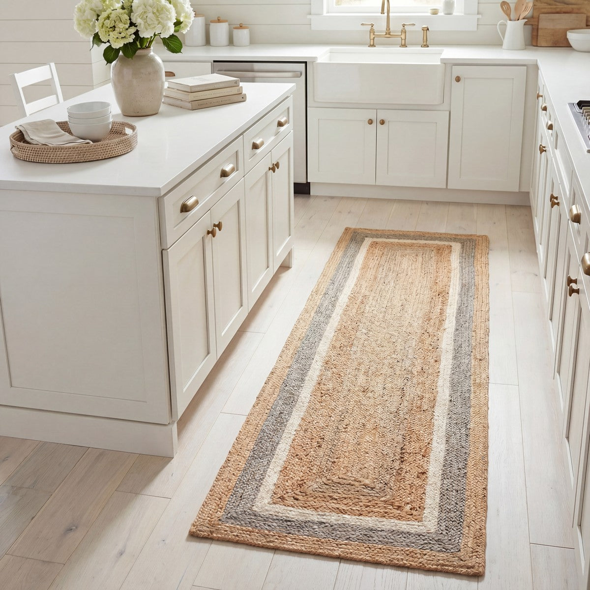 NATURAL / GREY/IVORY