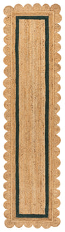 NATURAL / DARK GREEN