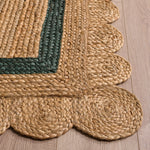 NATURAL / DARK GREEN