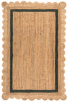NATURAL / DARK GREEN