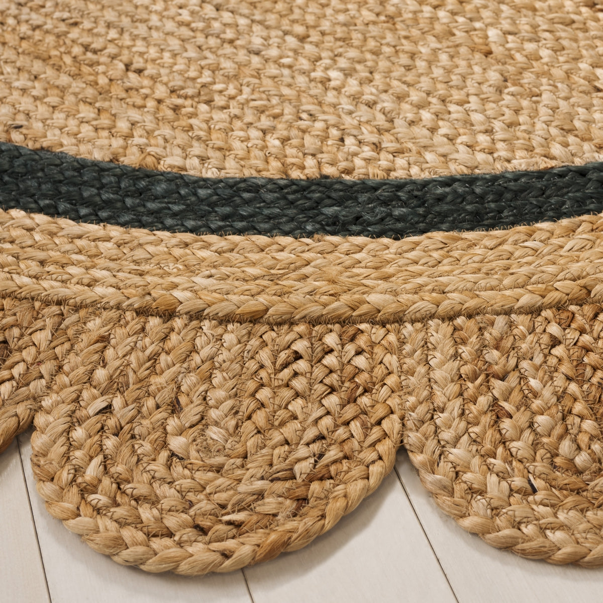 NATURAL / DARK GREEN