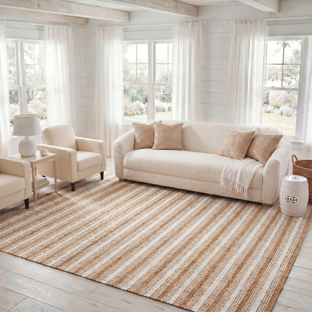 IVORY / BROWN