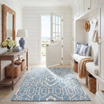 BLUE / IVORY