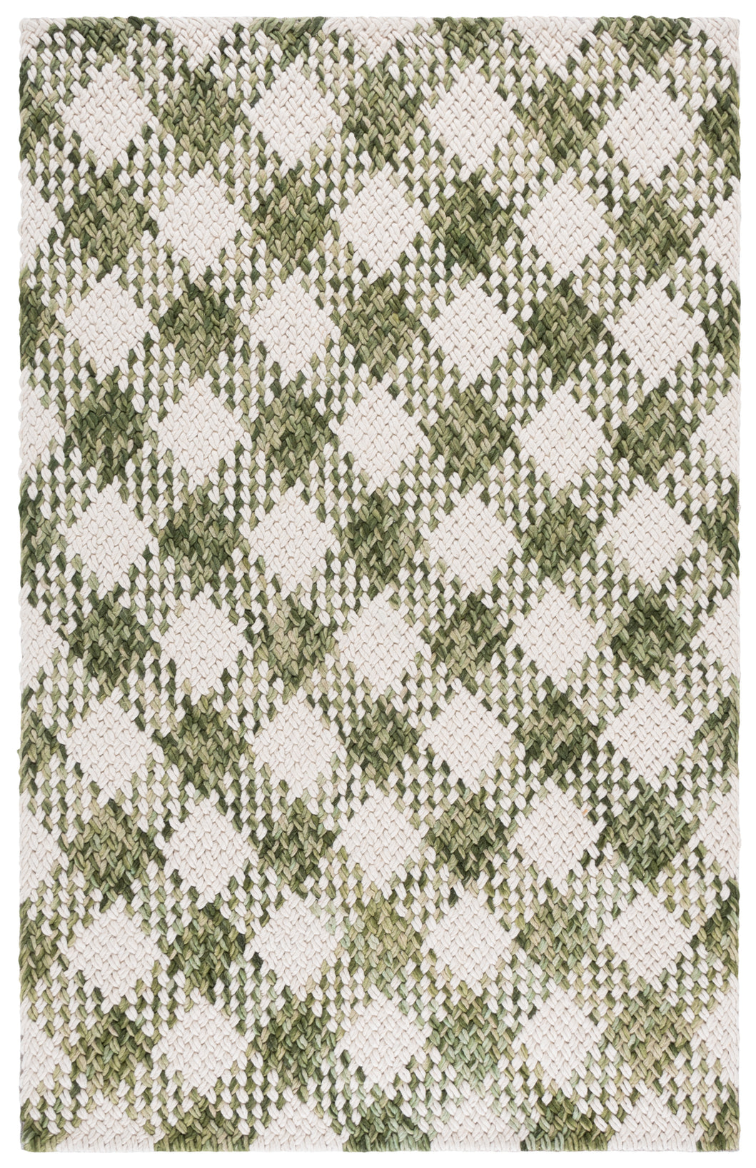 GREEN / IVORY