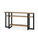 Villa & House - Norman Console - Antique Brass And Dark Bronze - NMN-400-803