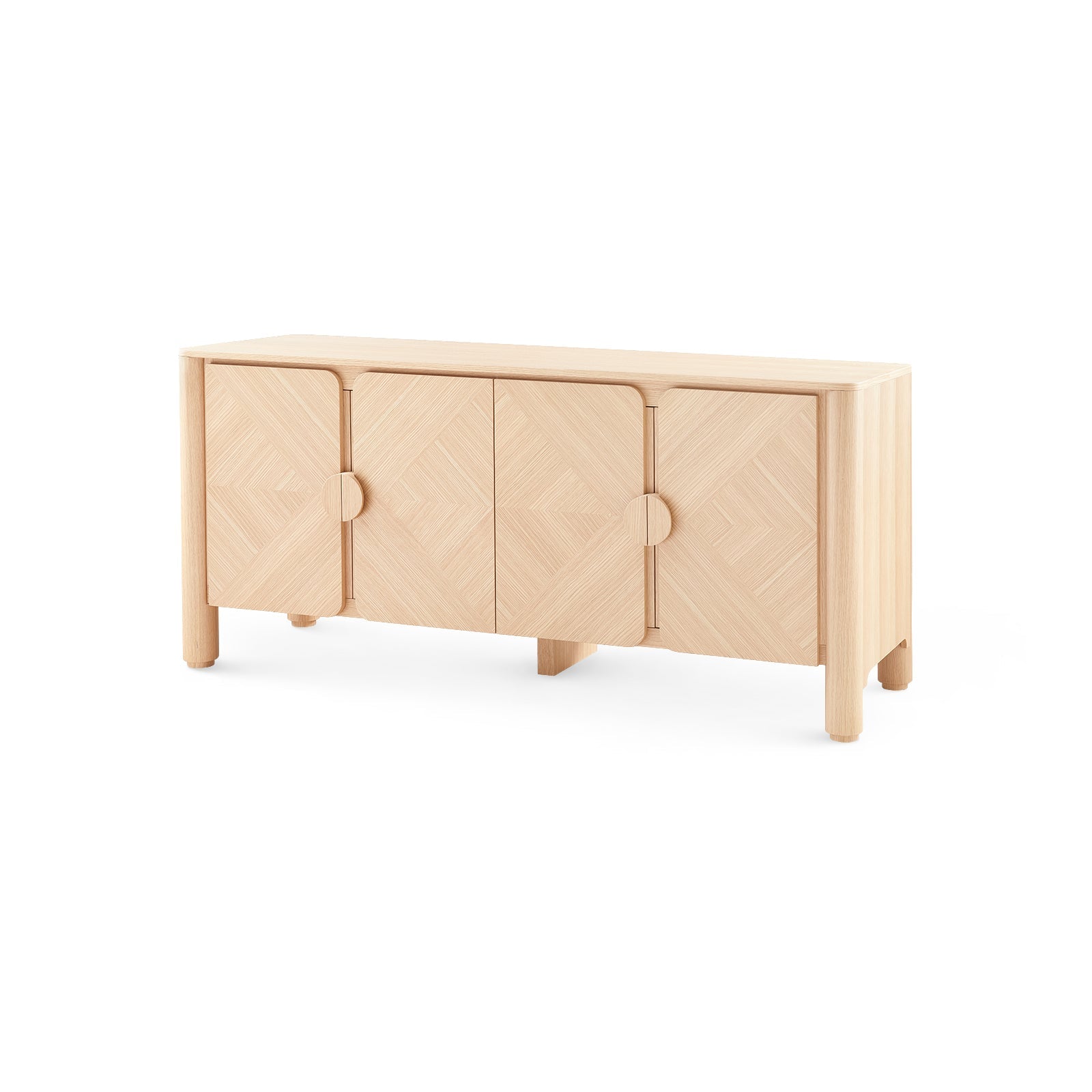 Villa & House - Nolan 4-Door Cabinet - Pristine Oak - NOL-450-690