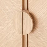 Villa & House - Nolan 4-Door Cabinet - Pristine Oak - NOL-450-690