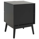 Safavieh Baisley 2 Drawer Rattan Nightstand , NST5003 - Black