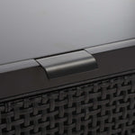 Safavieh Baisley 2 Drawer Rattan Nightstand , NST5003 - Black