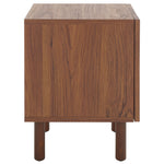Safavieh Ophelia 1 Door Nightstand, NST9603 - Walnut / Natural
