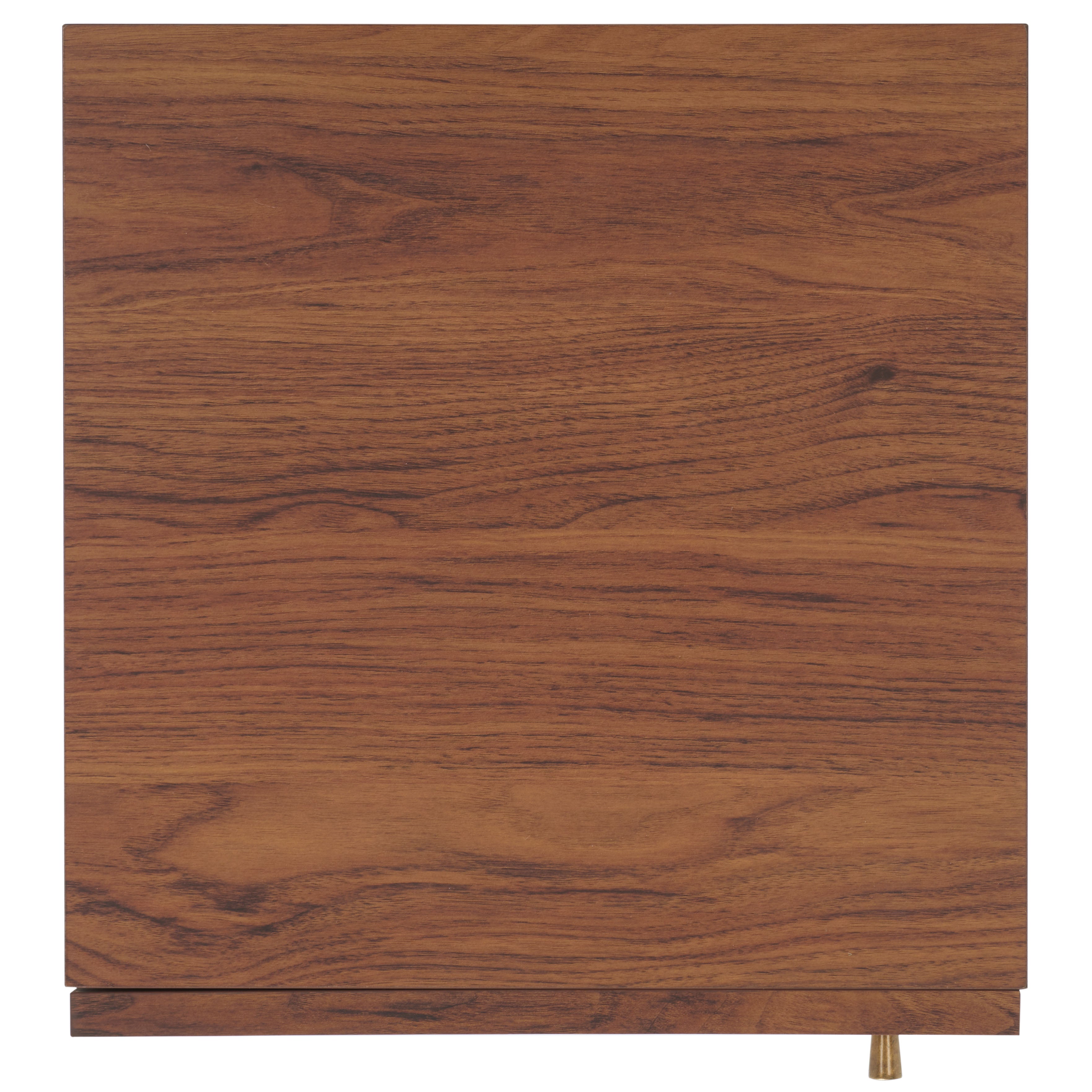 Safavieh Ophelia 1 Door Nightstand, NST9603 - Walnut / Natural