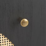 Safavieh Ophelia 1 Door Nightstand - NST9603 - Black / Natural