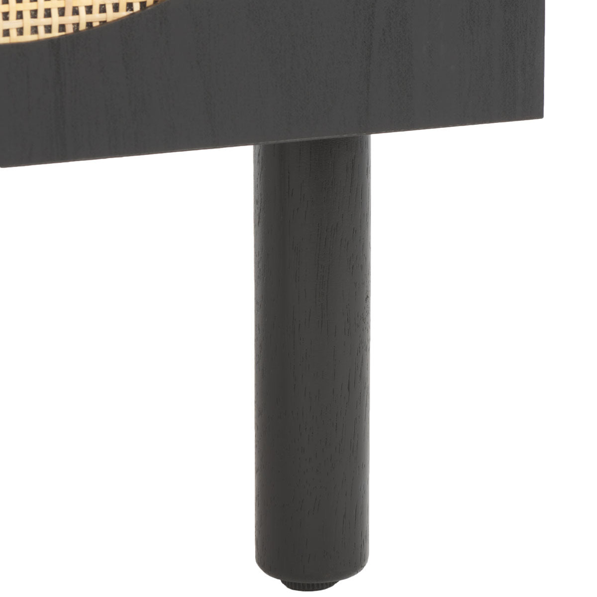 Safavieh Ophelia 1 Door Nightstand - NST9603 - Black / Natural