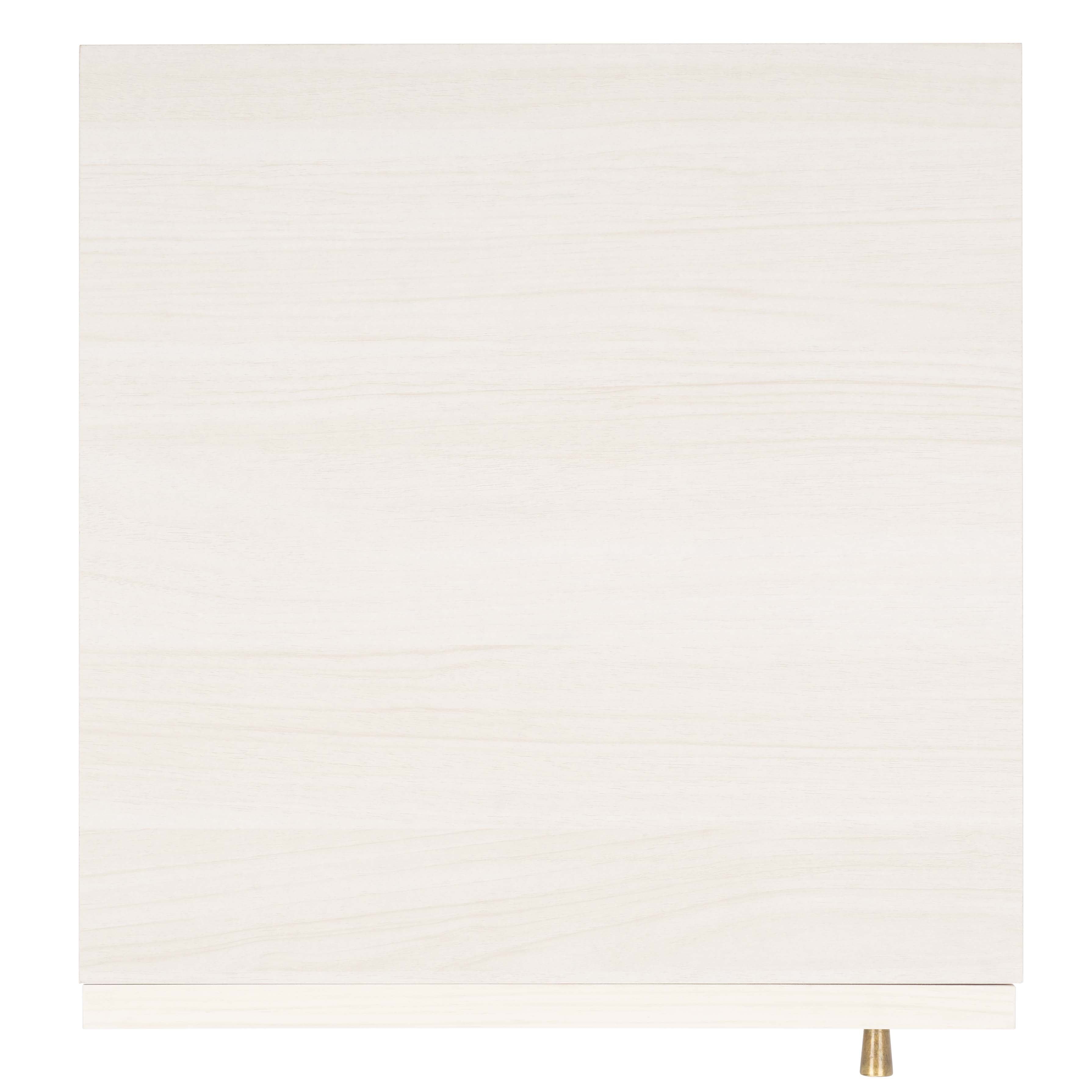 Safavieh Ophelia 1 Door Nightstand - NST9603 - White / Natural