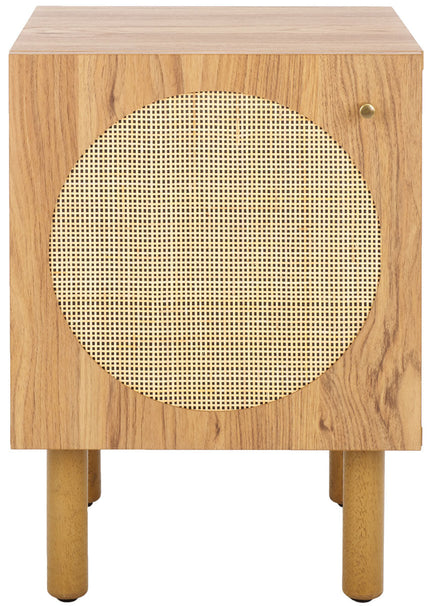 Safavieh Ophelia 1 Door Nightstand - NST9603 - Oak / Natural