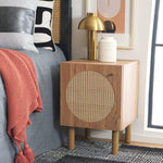 Safavieh Ophelia 1 Door Nightstand - NST9603 - Oak / Natural