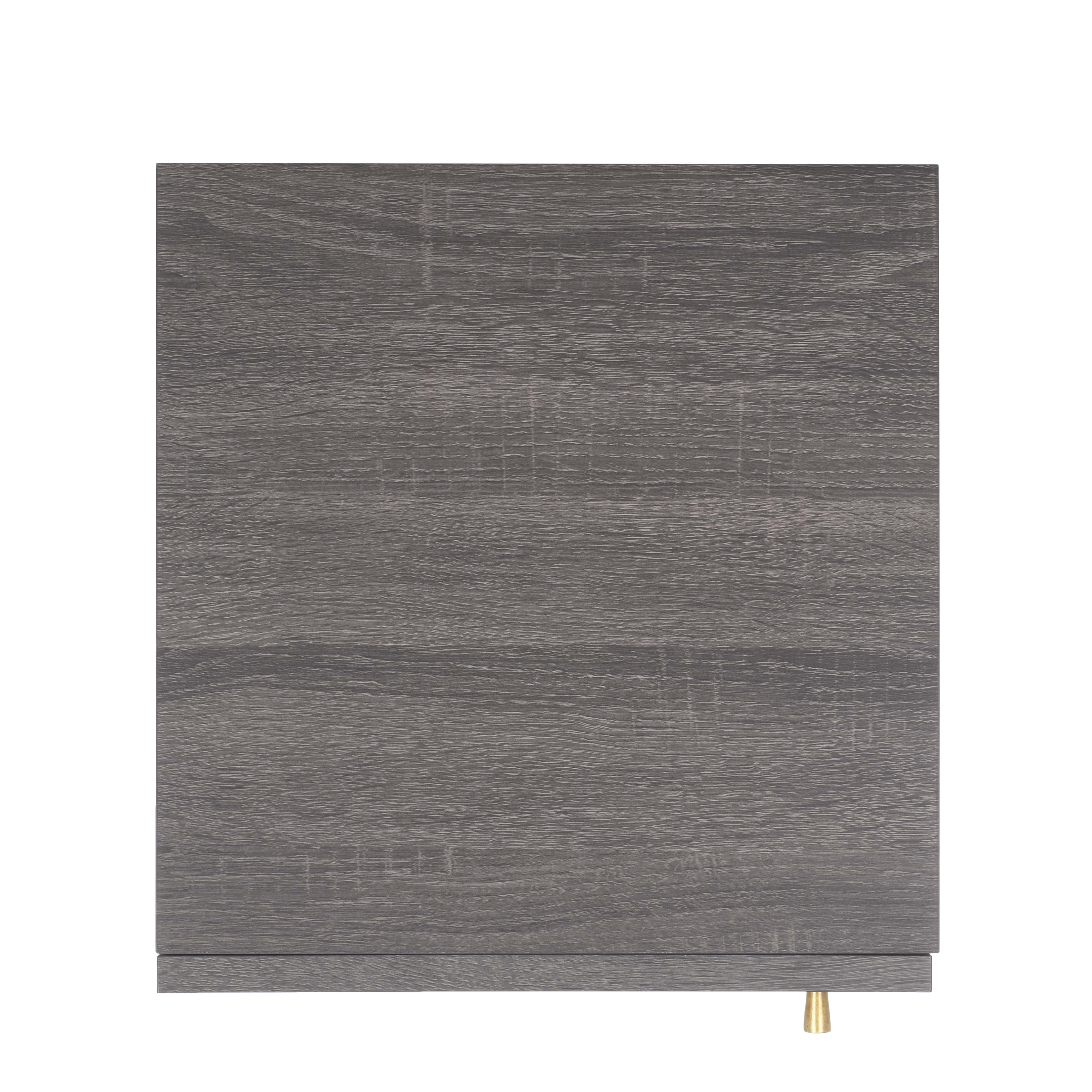 Safavieh Ophelia 1 Door Nightstand - NST9603 - Distressed Black / Natural