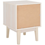 Safavieh Ceu 1 Drawer Nightstand, NST9604 - White / Gold
