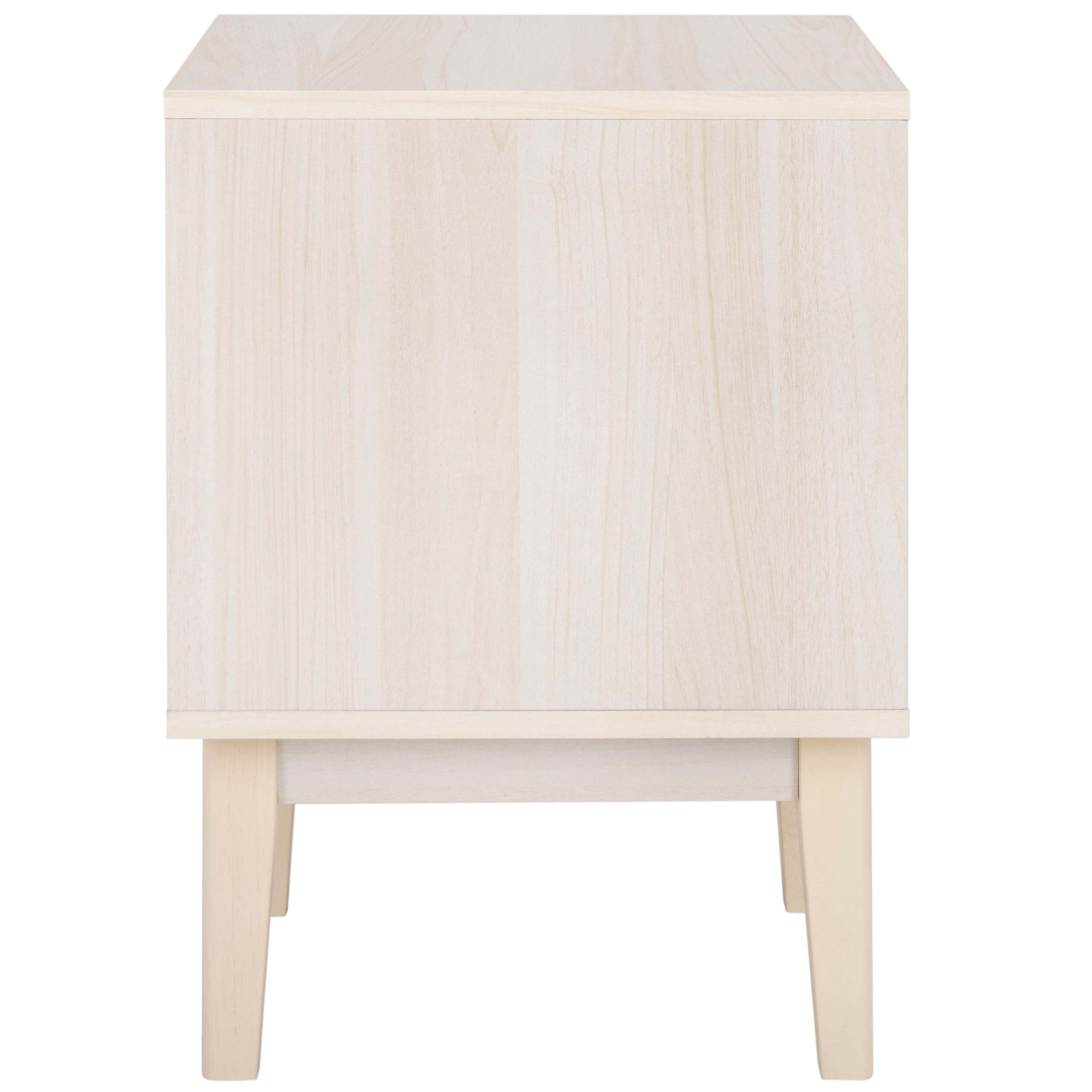 Safavieh Ceu 1 Drawer Nightstand, NST9604 - White / Gold