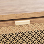 Safavieh Ceu 1 Drawer Nightstand, NST9604 - Oak / Gold