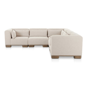 Moe's Home Collection - June Classic L-Shaped Modular Sectional Oatmeal - OA-1048-34
