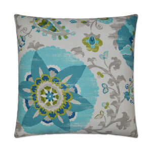 D.V. KAP Home Silsila Outdoor Throw Pillow - Turquoise