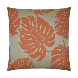 D.V. KAP Home Bay Palm Outdoor Throw Pillow - Orange