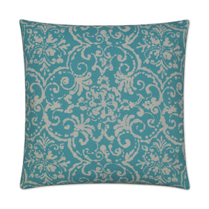 D.V. KAP Home Print Affair Outdoor Throw Pillow - Turquoise