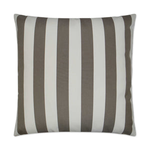 D.V. KAP Home Cafe Stripe Outdoor Throw Pillow - Driftwood