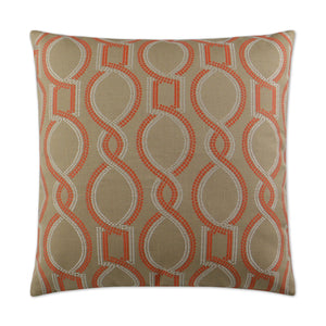 D.V. KAP Home Twist Outdoor Throw Pillow - Orange