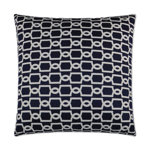 D.V. KAP Home Ocean Gate Outdoor Throw Pillow - Navy