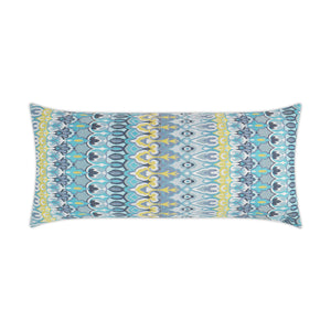 D.V. KAP Home Kanthum Lumbar Outdoor Throw Pillow - Turquoise