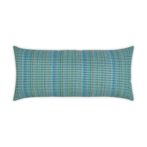 D.V. KAP Home Sunrun Lumbar Outdoor Throw Pillow - Blue