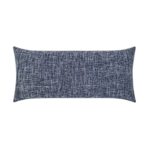 D.V. KAP Home Double Trouble Lumbar Outdoor Throw Pillow - Navy