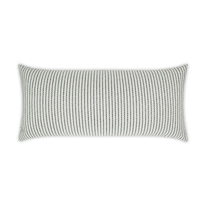 D.V. KAP Home Linus Lumbar Outdoor Throw Pillow - Charcoal